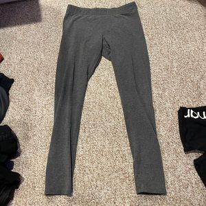 Gray leggings